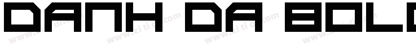 Danh Da Bold字体转换